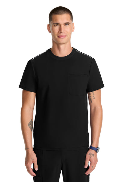 IN646A - Cherokee Men's Tuck-in Crew Neck Top