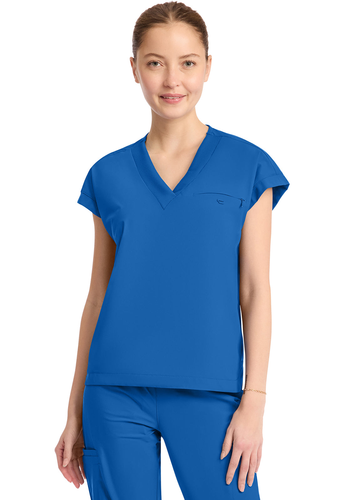 IN650A - Cherokee Women's 1-Pocket V-Neck Top