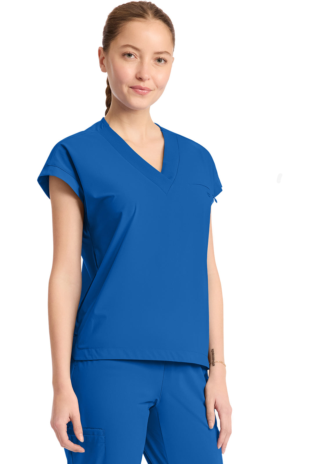 IN650A - Cherokee Women's 1-Pocket V-Neck Top