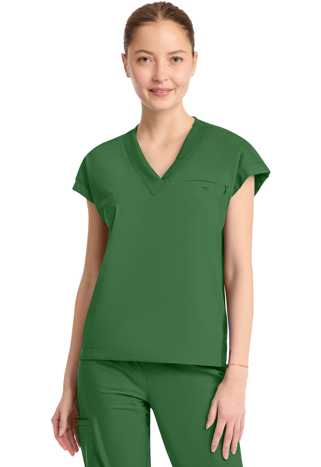 IN650A - Cherokee Women's 1-Pocket V-Neck Top
