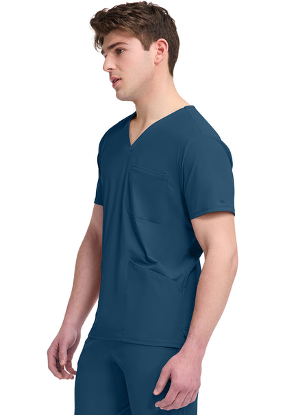 IN651A - Cherokee Men's 3 Pocket V-Neck Top