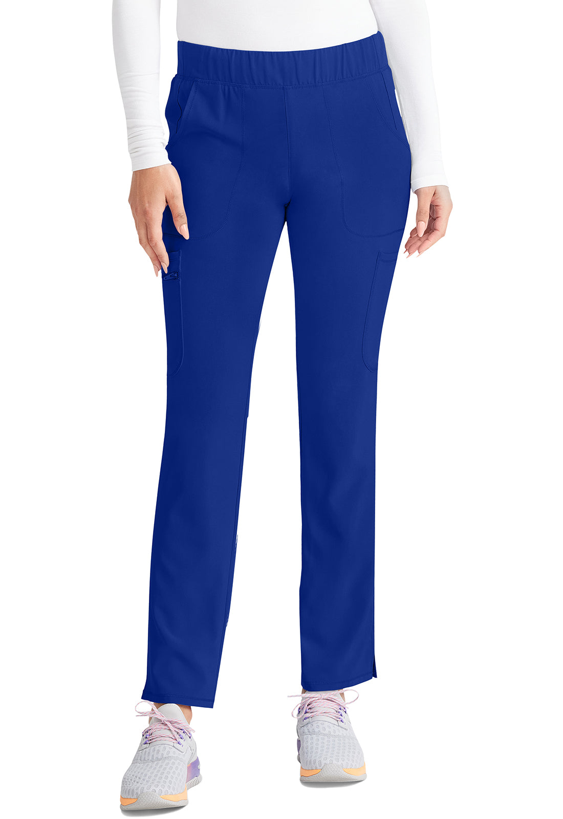 IP121AP- Cherokee- Mid Rise Pull-On Straight Leg Cargo Pant