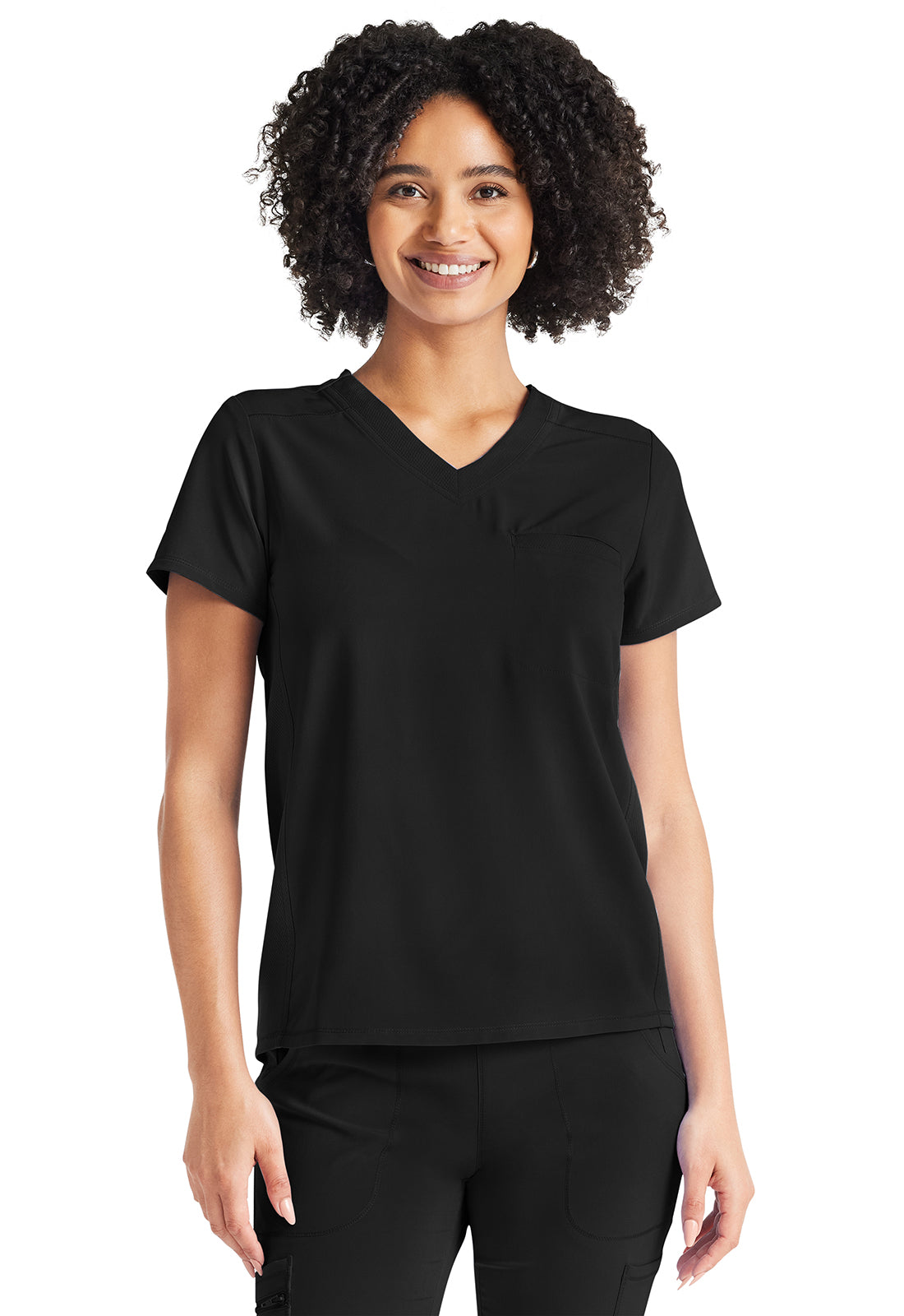 IP600A- Cherokee- V-Neck Tuckable Top