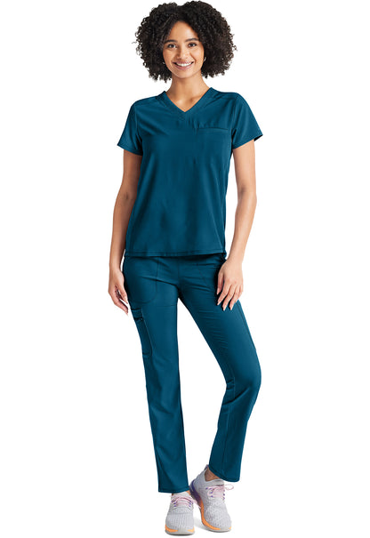 IP600A- Cherokee- V-Neck Tuckable Top