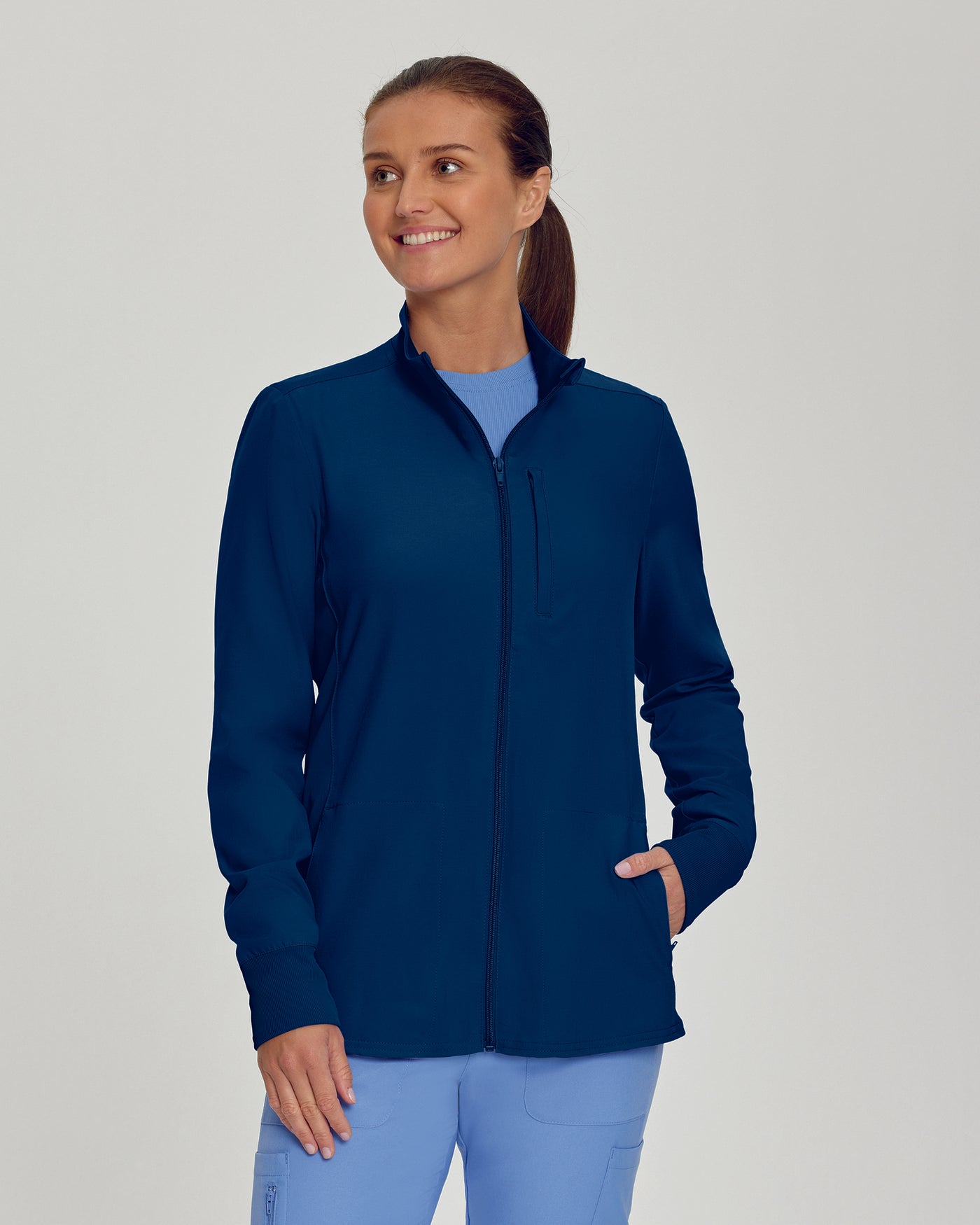 LJ700 - Landau Forward Women's Mock Neck Jacket