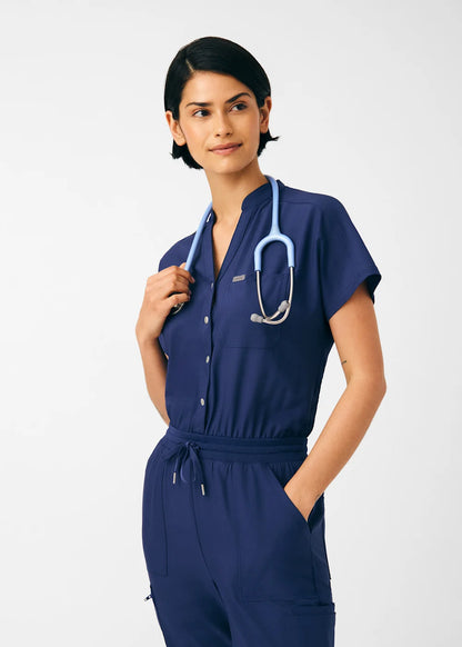 LO603 - Landau Women's 8- Pocket Cargo Scrub Jump Suit