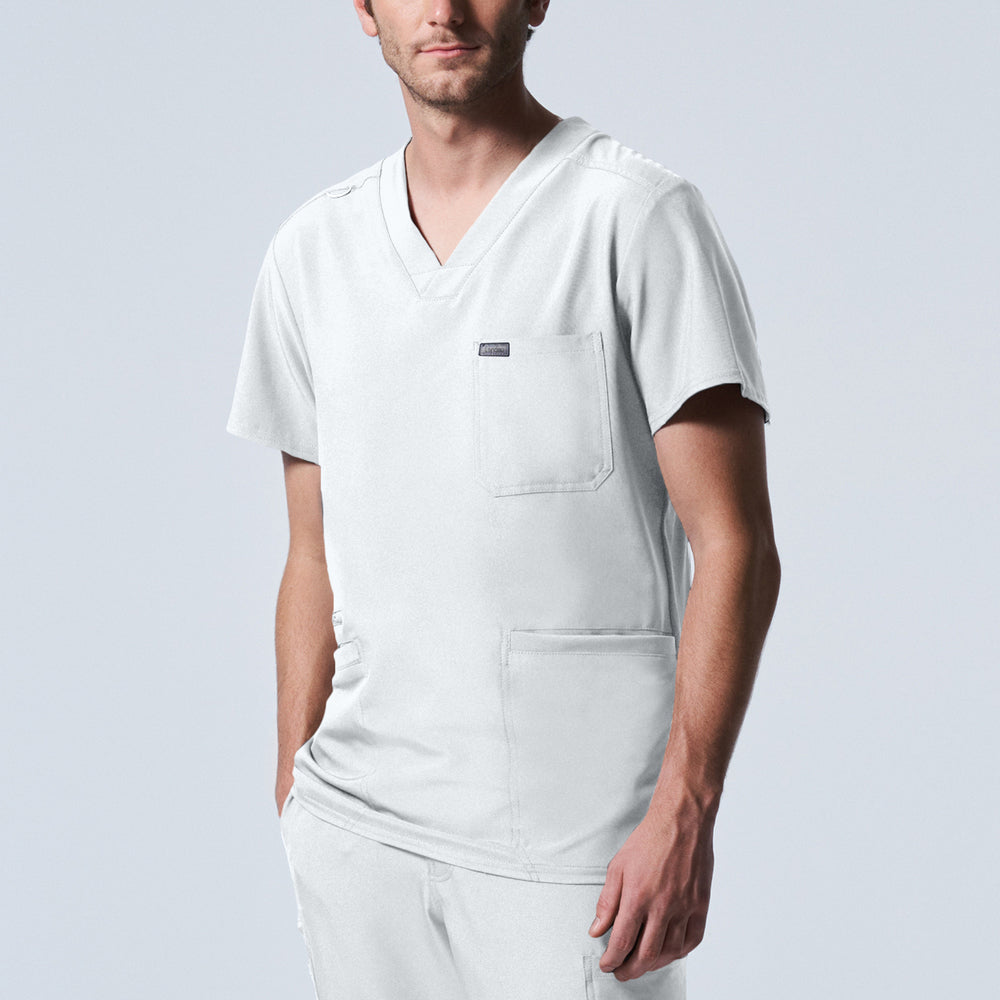LT110 - (Additional color)Landau Forward Men's 4-Pocket V-Neck Scrub Top