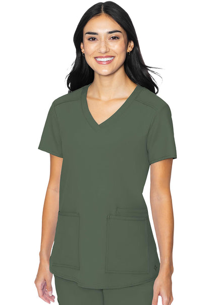 Med Couture Women's 3 Pocket Top