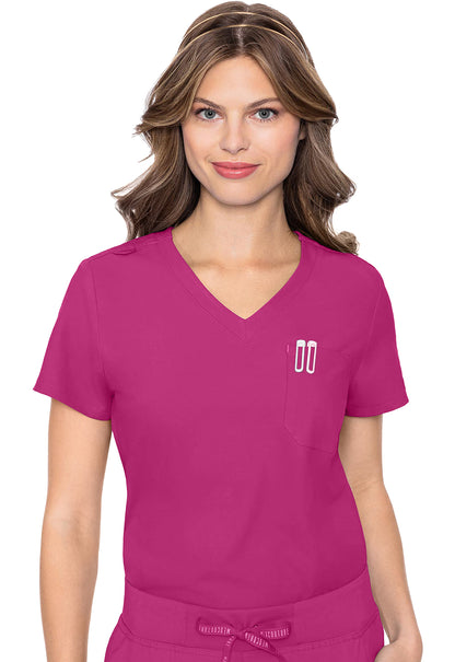 Med Couture Women's One Pocket Tuck-In Top