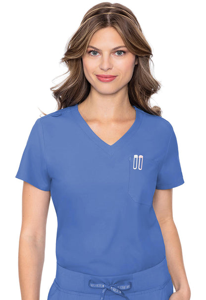 Med Couture Women's One Pocket Tuck-In Top
