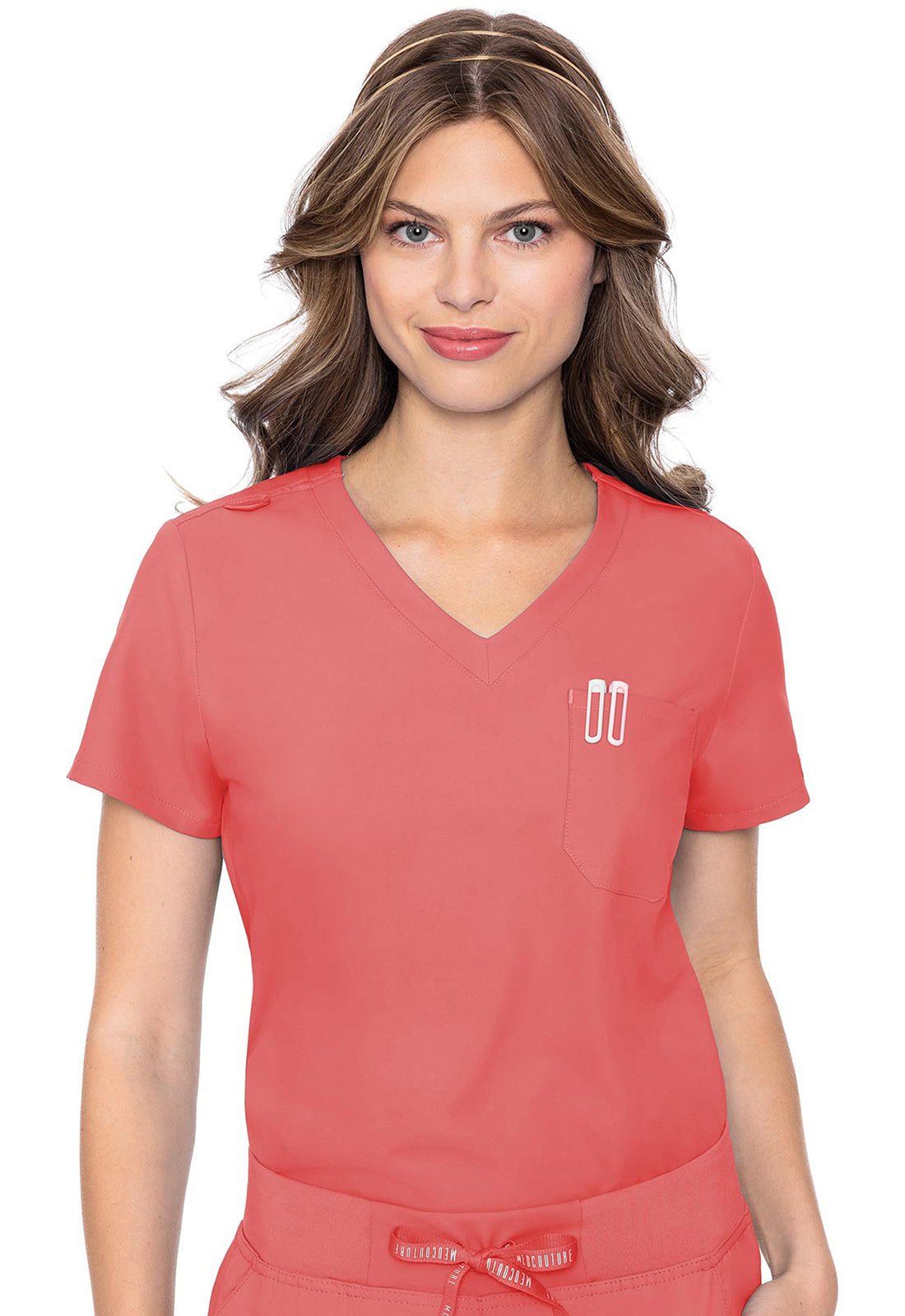 Med Couture Women's One Pocket Tuck-In Top