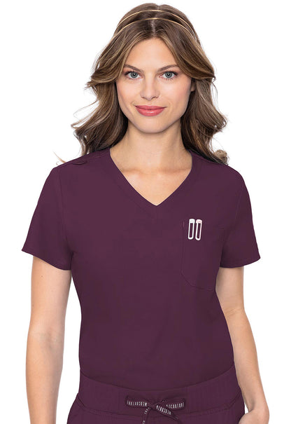 Med Couture Women's One Pocket Tuck-In Top