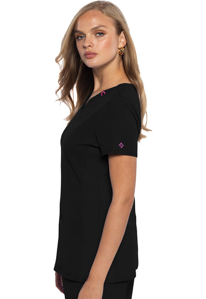 Med Couture Women's V-Neck Top