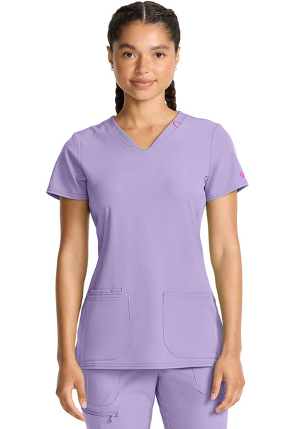 Med Couture Women's V-Neck Top