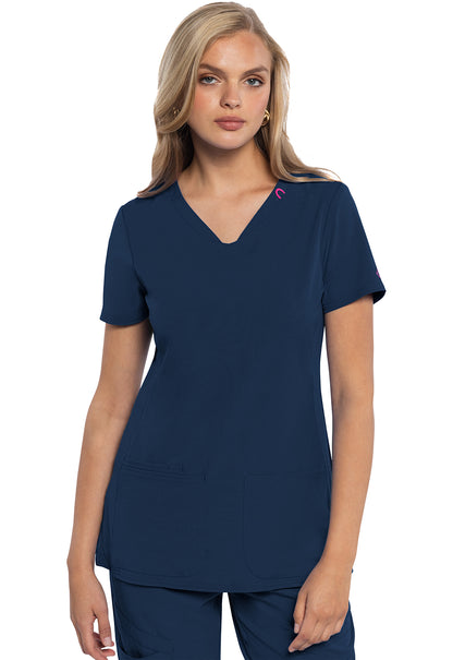 Med Couture Women's V-Neck Top