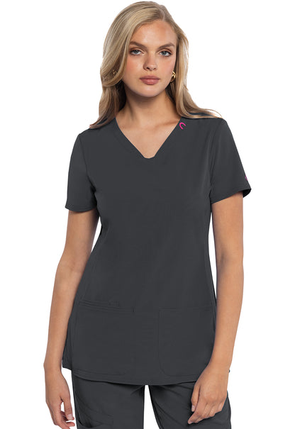 Med Couture Women's V-Neck Top