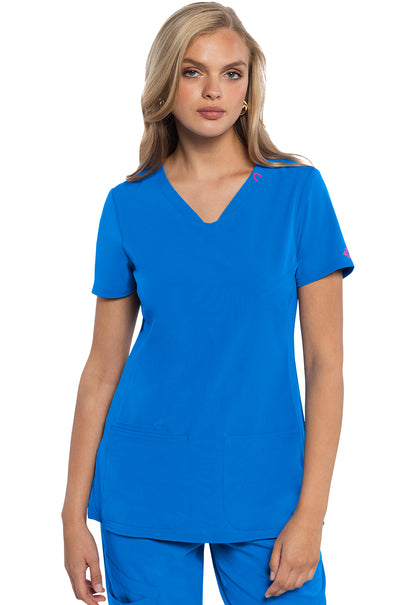 Med Couture Women's V-Neck Top