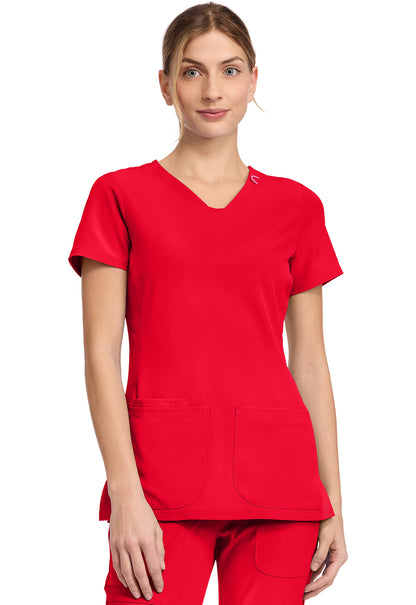 Med Couture Women's V-Neck Top