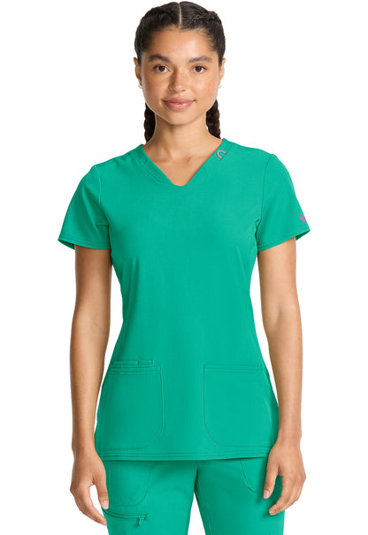 Med Couture Women's V-Neck Top