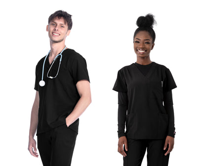 1202 Greentown 4Flex Unisex Scrub Top