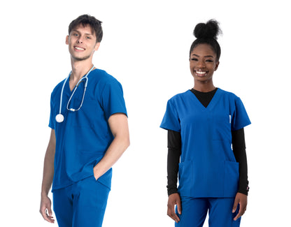 1202 Greentown 4Flex Unisex Scrub Top