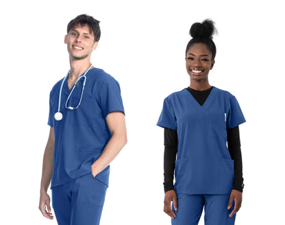 1202 Greentown 4Flex Unisex Scrub Top