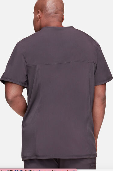 CK900A Men's V-Neck Solid Scrub Top