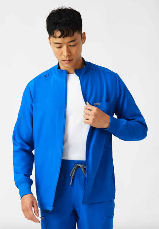 LJ703 - Men's 3-POCKET SCRUB JACKET