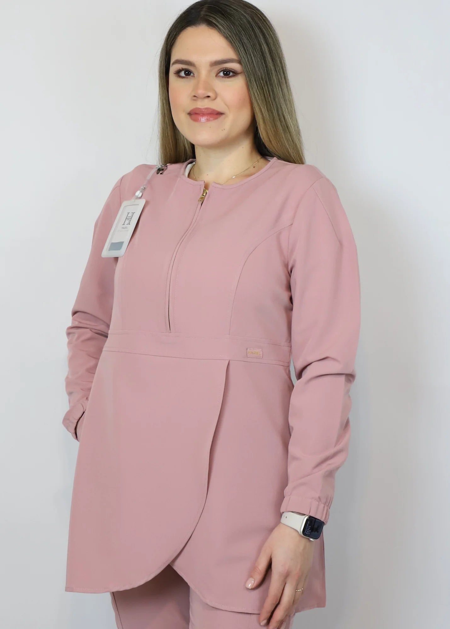 Women's Long Sleeved Hazel Orchid 2.0 Scrub Top