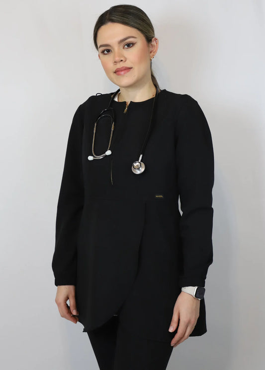 Women's Long Sleeved Hazel Orchid 2.0 Scrub Top