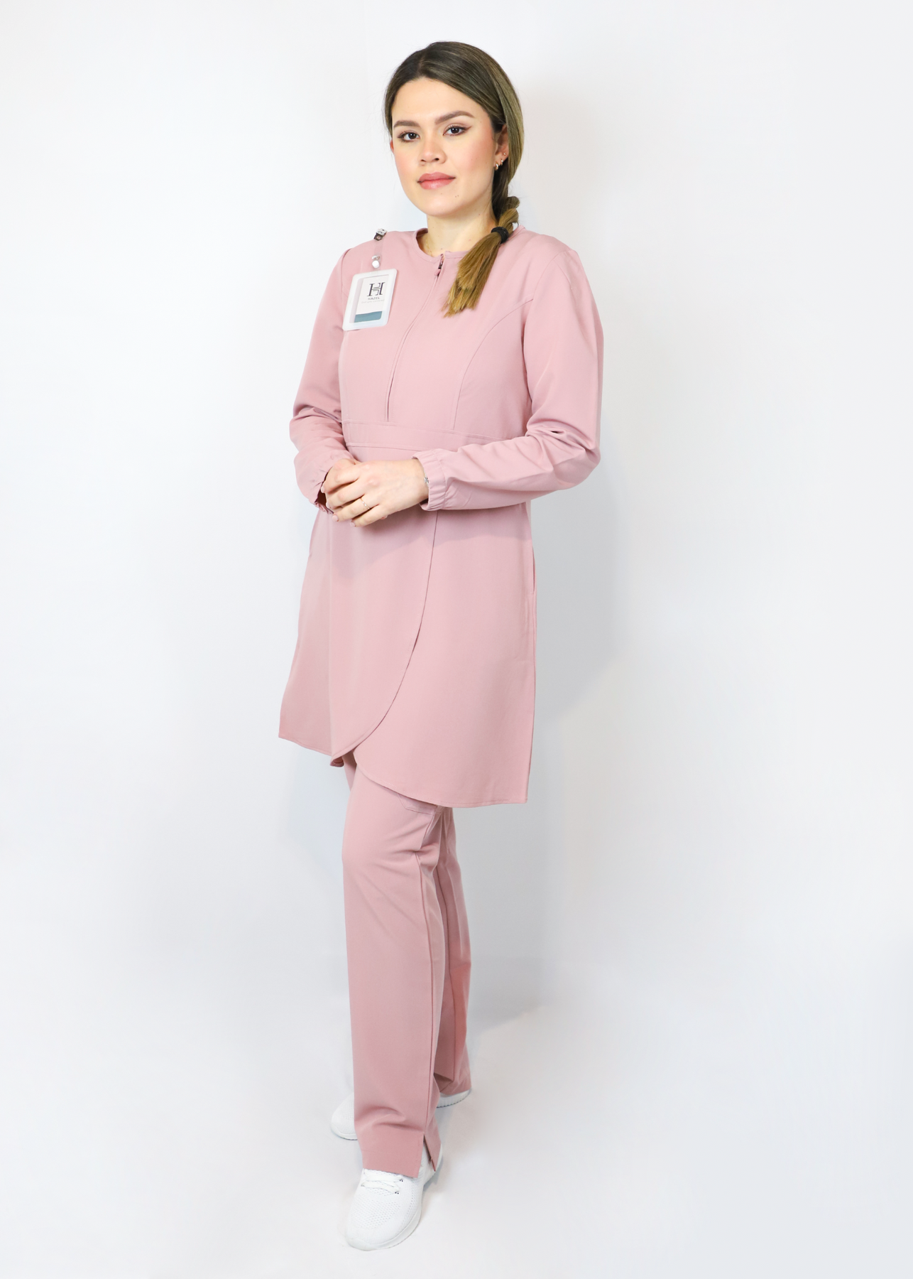 Long Sleeved Scrub Top Hazel Rose