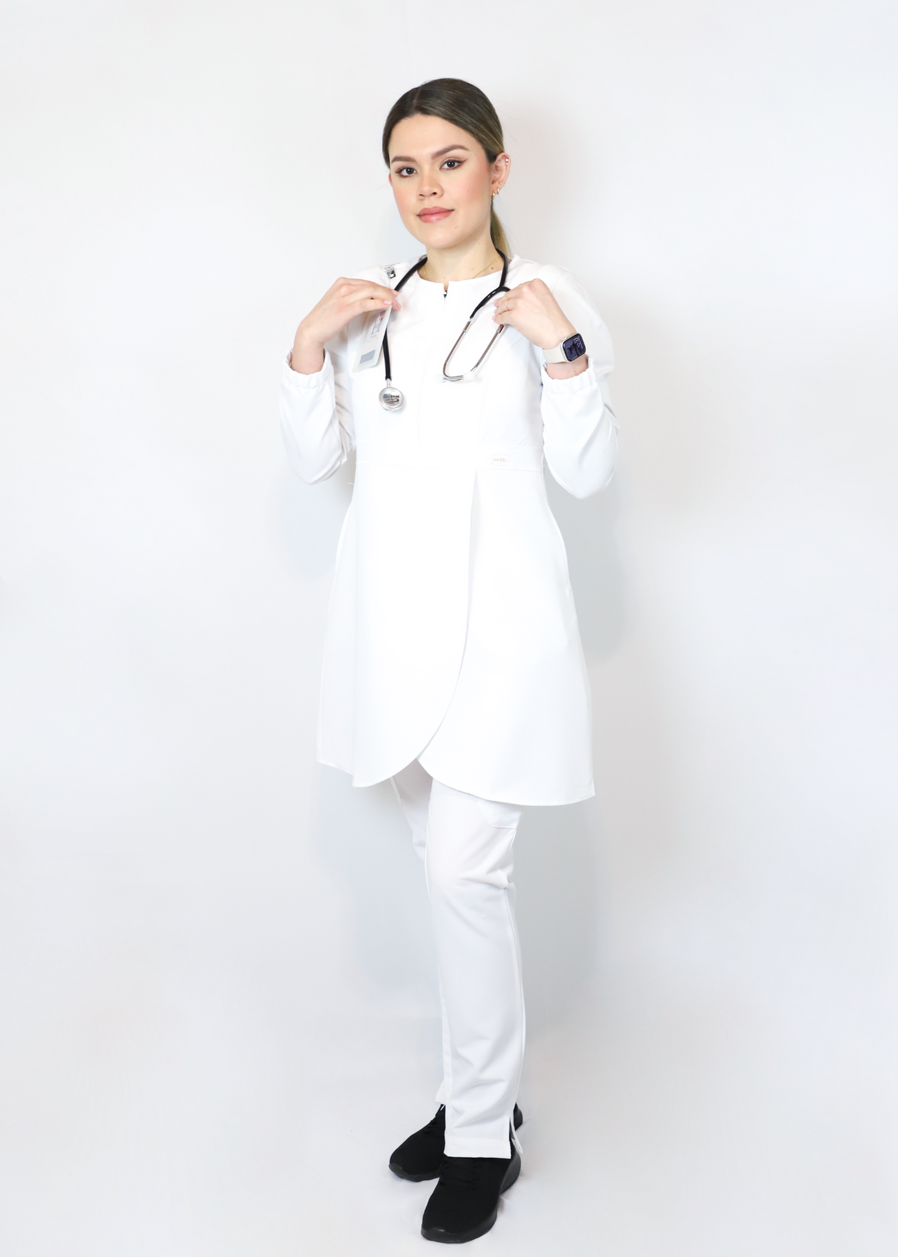 Long Sleeved Scrub Top Hazel Rose