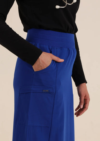 Hazel Scrub Skirt Iris- Regular length