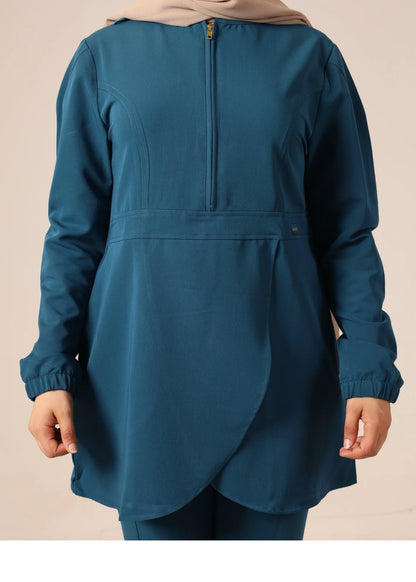 Women's Long Sleeved Hazel Orchid 2.0 Scrub Top