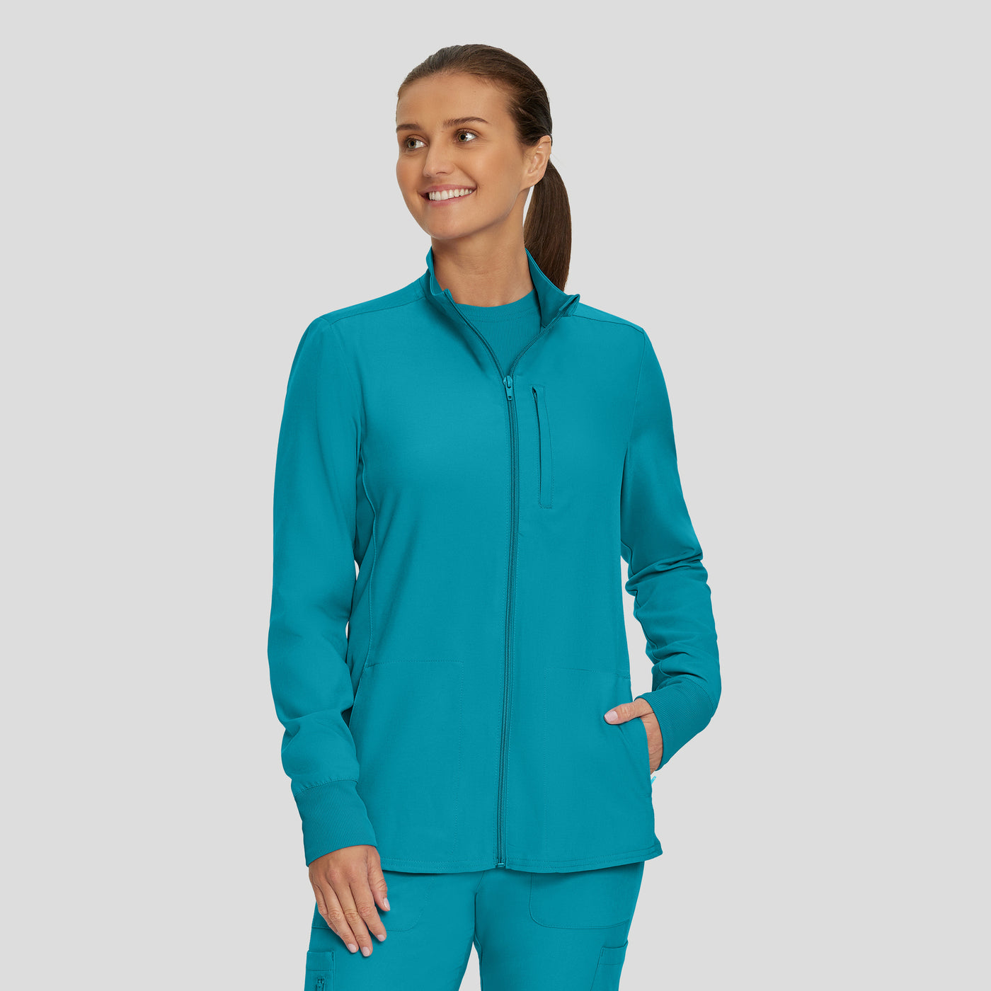 LJ700 - Landau Forward Women's Mock Neck Jacket