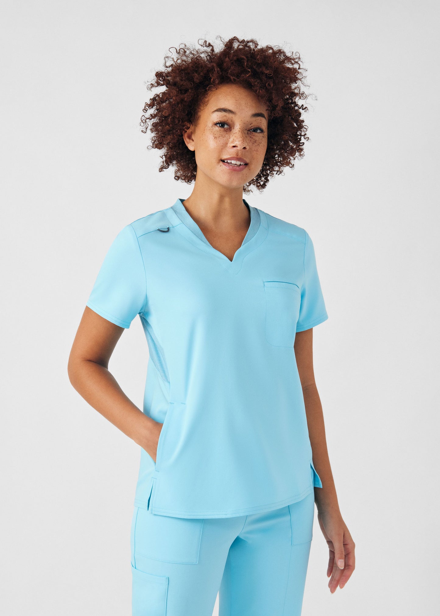 WT119 - VIBE 2-Pocket V-Neck Scrub Top
