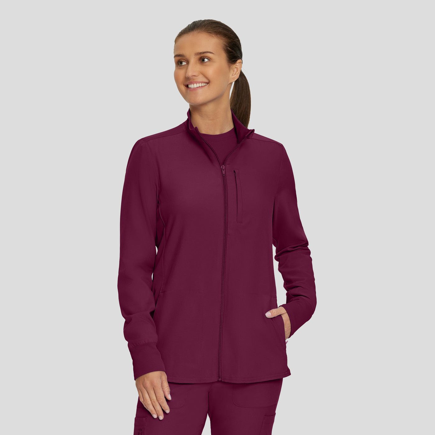 LJ700 - Landau Forward Women's Mock Neck Jacket