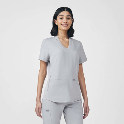 LT100 (Additional Colours) - Landau Forward Women's Rib Knit V-Neck Top
