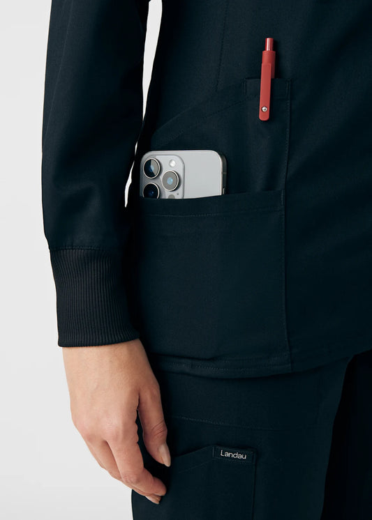 Landau Profex Women's 3-Pocket Scrub Jacket