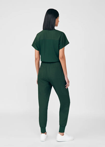 Landau Women's 8-Pocket Cargo Scrub Jumpsuit