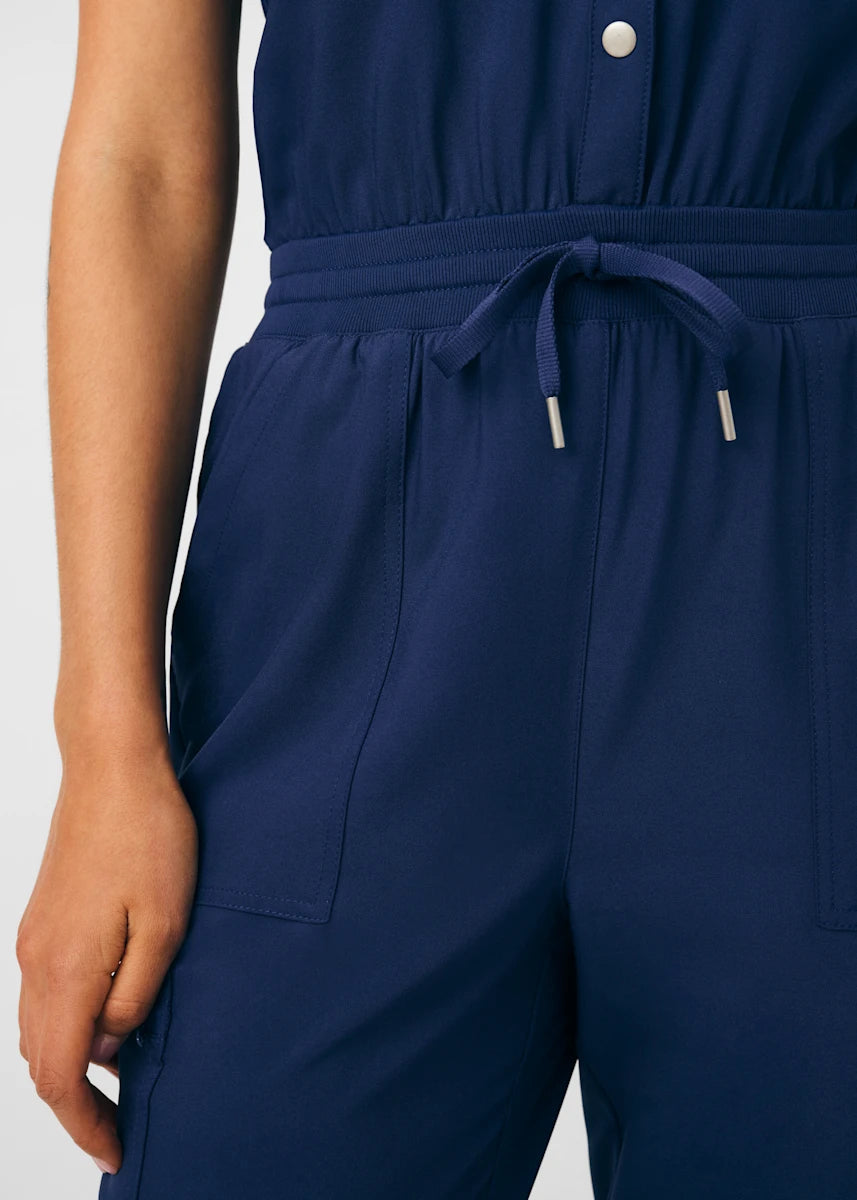 Landau Women's 8-Pocket Cargo Scrub Jumpsuit