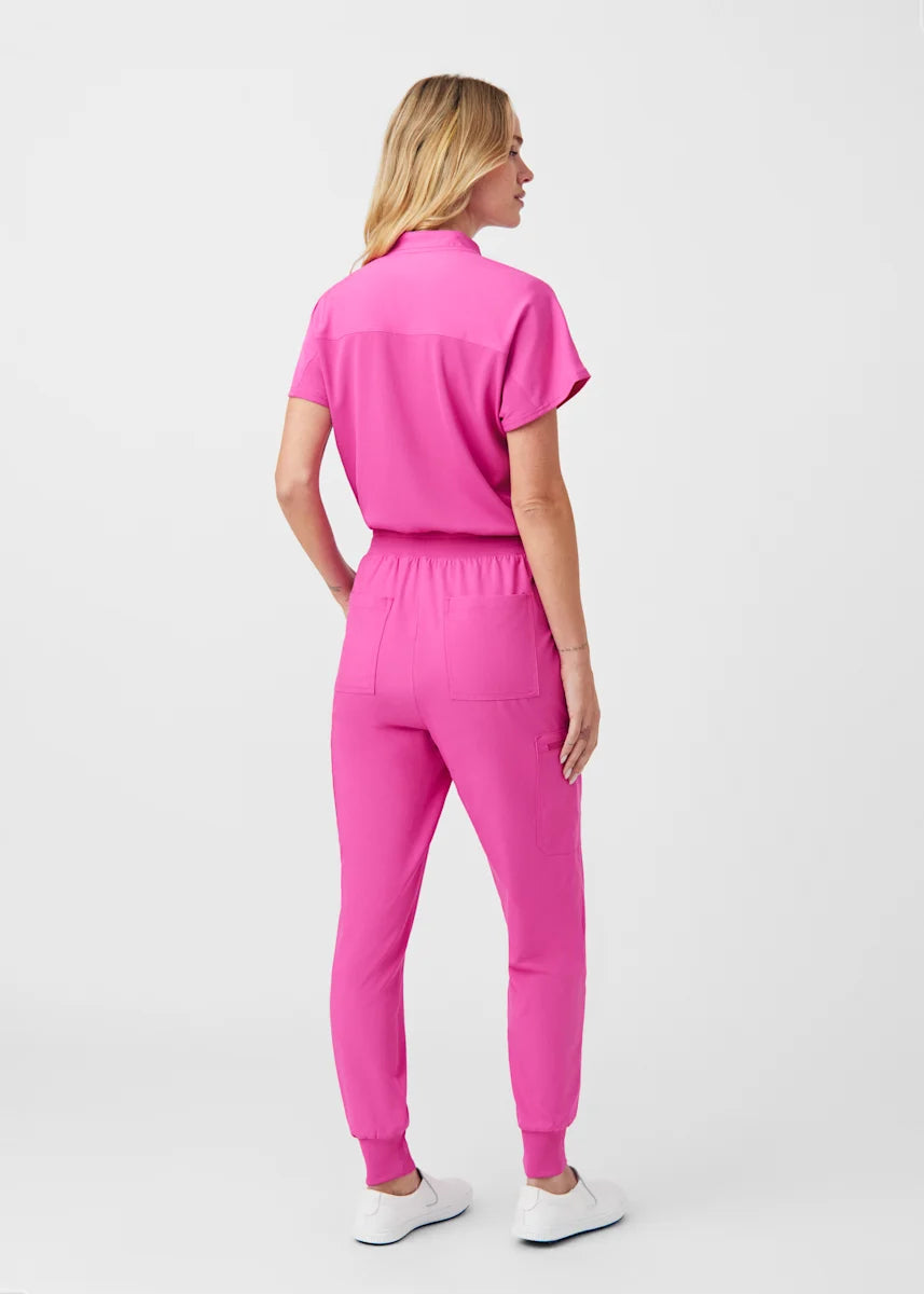 Landau Women's 8-Pocket Cargo Scrub Jumpsuit