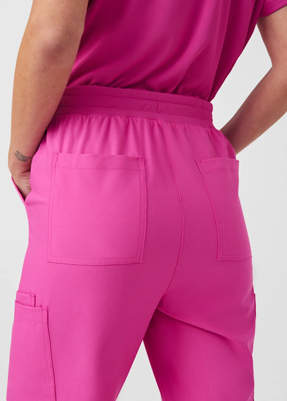 Landau Women's 8-Pocket Cargo Scrub Jumpsuit