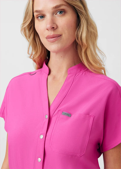 Landau Women's 8-Pocket Cargo Scrub Jumpsuit