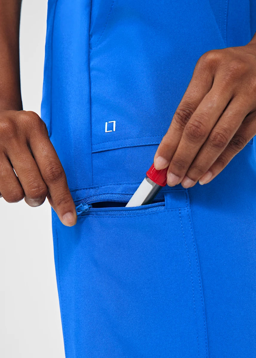 Landau Women's 8-Pocket Cargo Scrub Jumpsuit