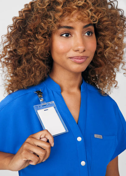 Landau Women's 8-Pocket Cargo Scrub Jumpsuit