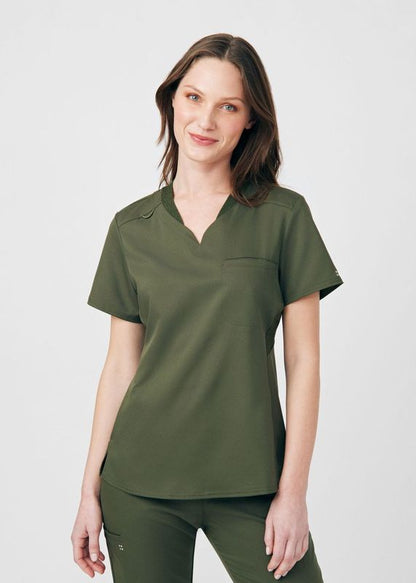 WT119 - VIBE 2-Pocket V-Neck Scrub Top