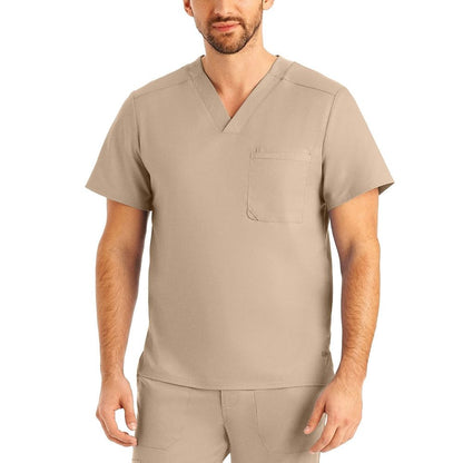 LT108 - Landau Proflex Men's V-Neck Scrub Top