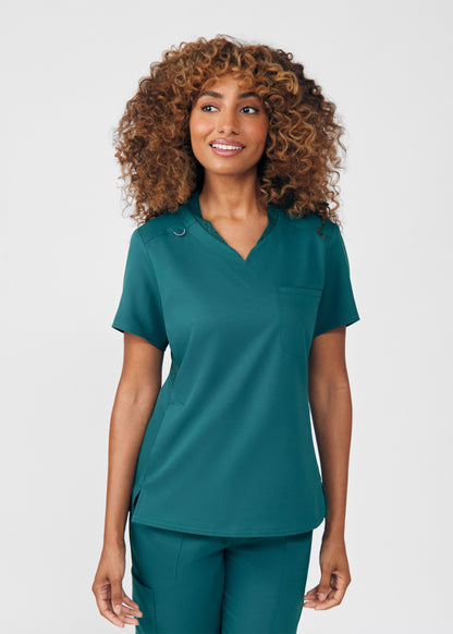 WT119 - VIBE 2-Pocket V-Neck Scrub Top