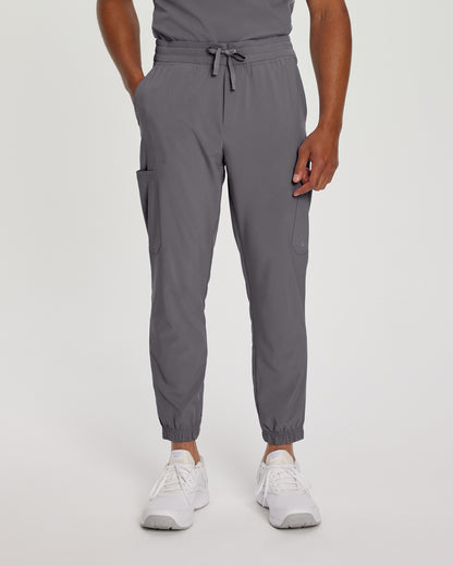 223T Men's White Cross Fit Tall Jogger Pant